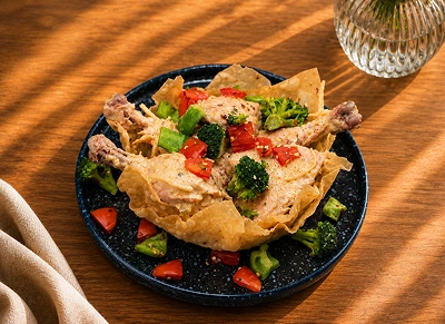 Tangy Cream Chicken With Sauteed Vegetables | Al Alwaan Foods